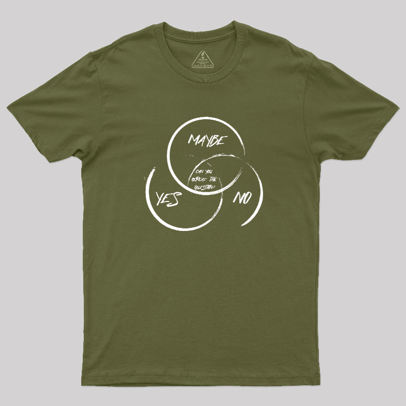 Yes No Maybe Geek T-Shirt