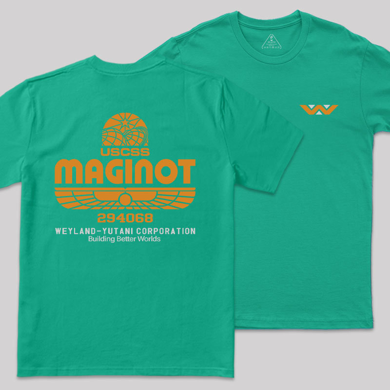 Maginot Legacy Front and Back Printed Geek T-Shirt