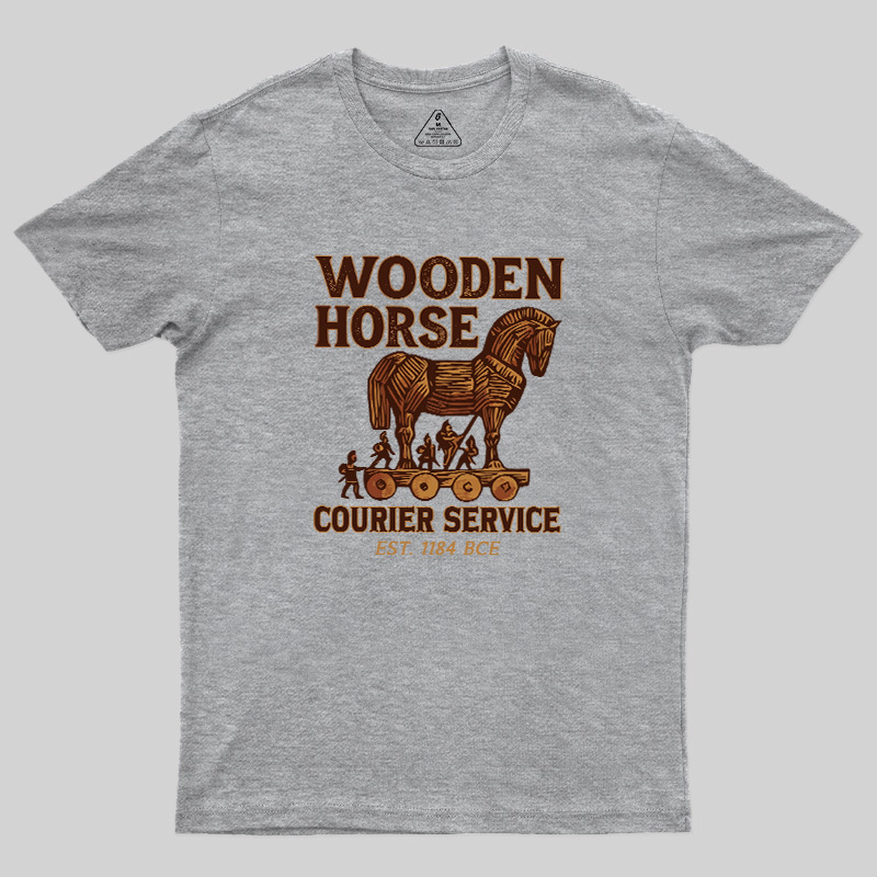 Trojan Courier Geek T-Shirt