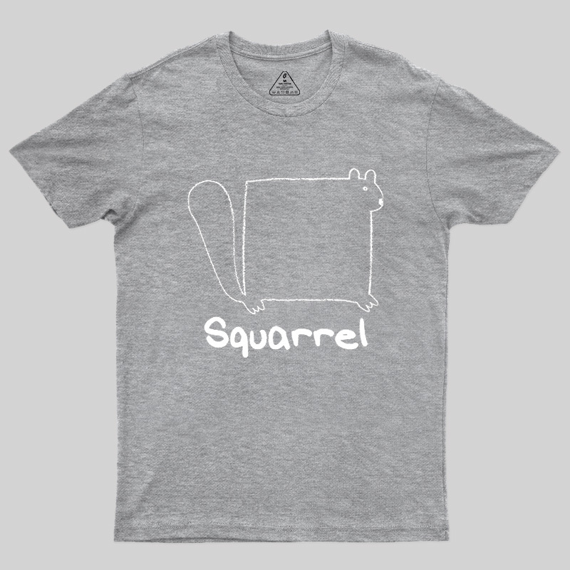 Funny Squarrel Squirrel Meme Geek T-Shirt