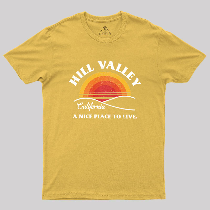 Hill Valley Sunset Geek T-Shirt