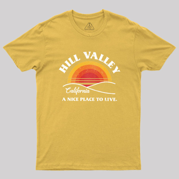 Hill Valley Sunset Geek T-Shirt