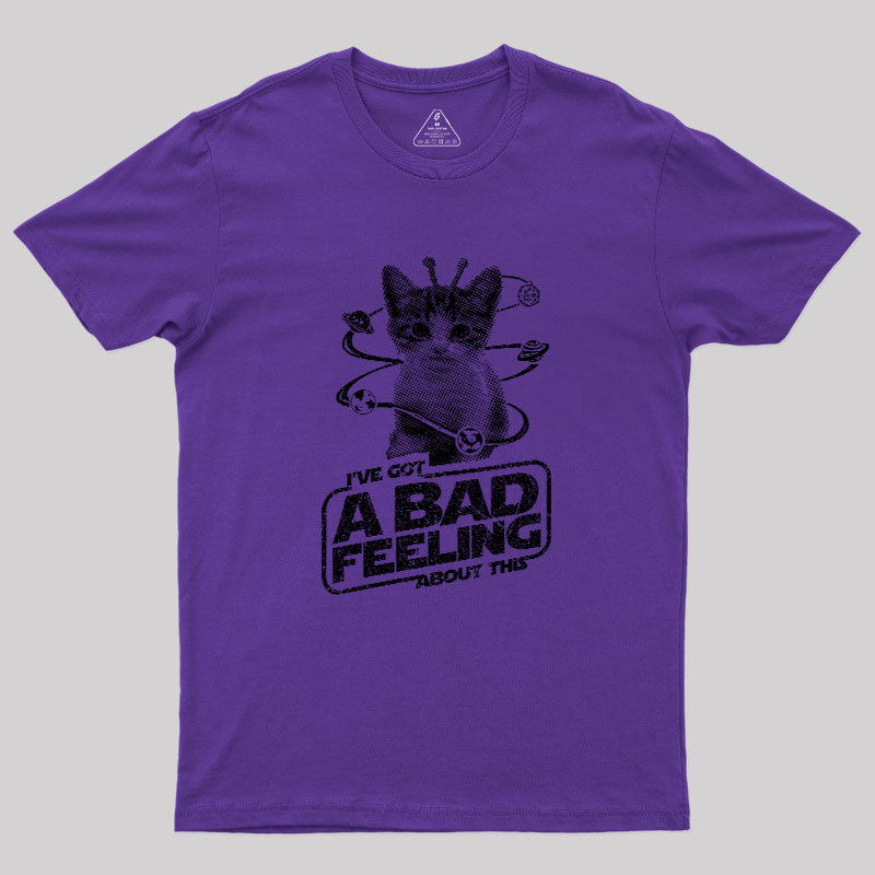 Space Fight Cat Geek T-Shirt