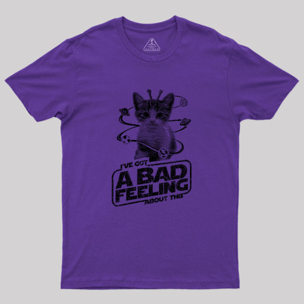 Space Fight Cat Geek T-Shirt