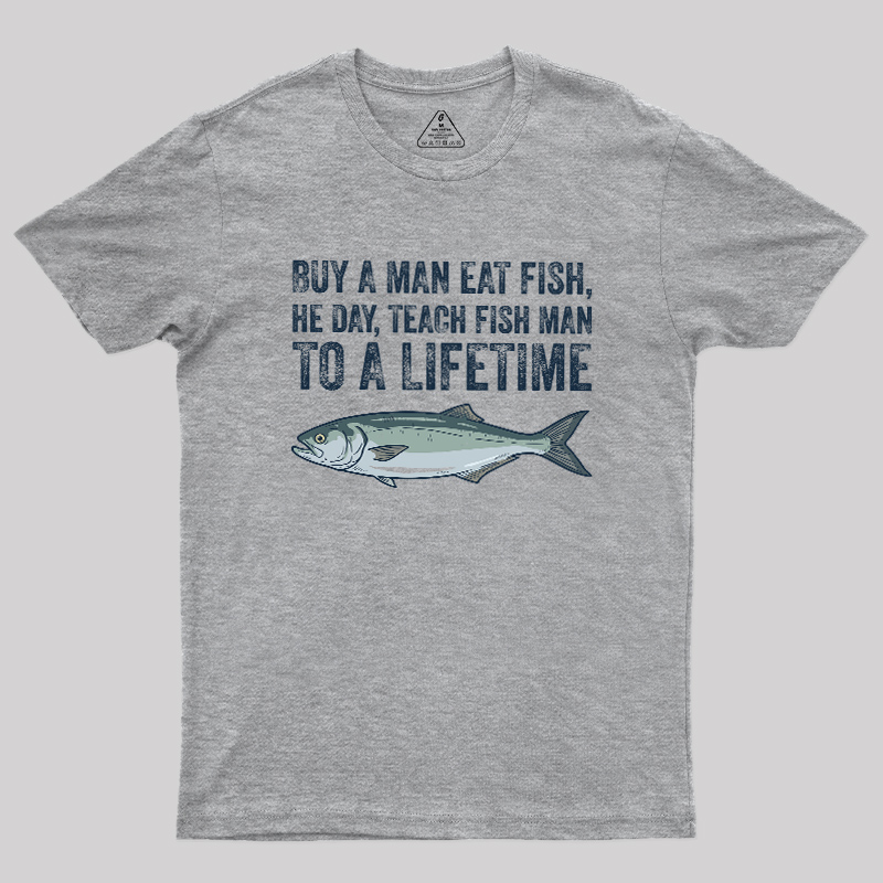 Fish Man Philosophy Geek T-Shirt