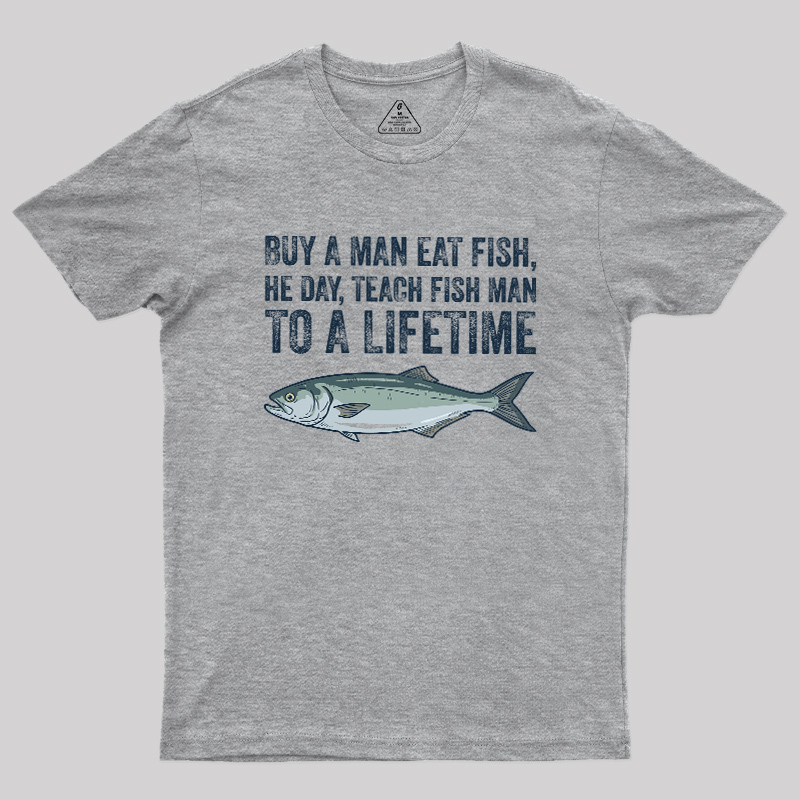 Fish Man Philosophy Geek T-Shirt