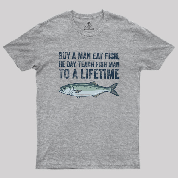Fish Man Philosophy Geek T-Shirt