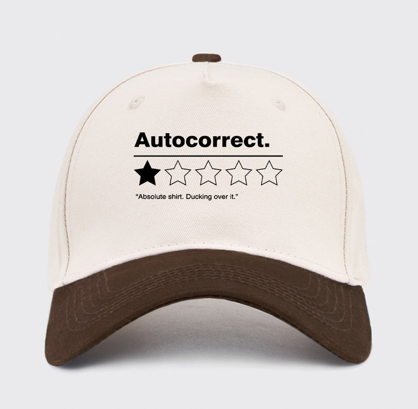 Autocorrect. Ducking over it Baseball Cap