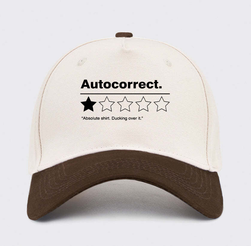 Autocorrect. Ducking over it Baseball Cap