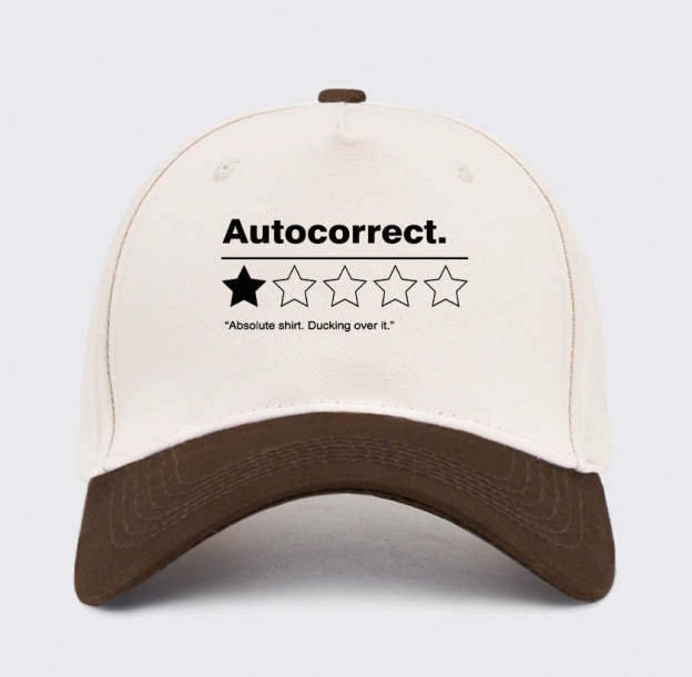 Autocorrect. Ducking over it Baseball Cap