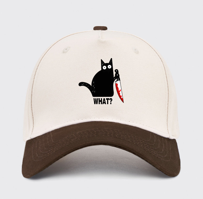 Spooky Lockdown Cat Baseball Cap