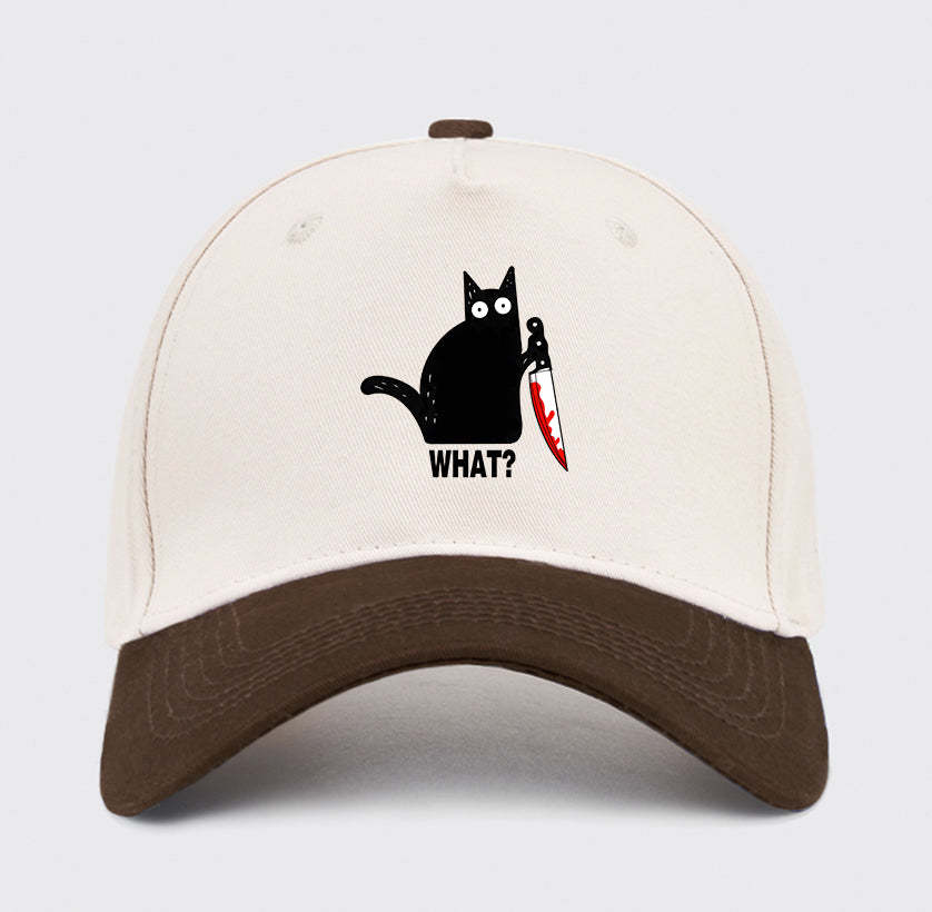 Spooky Lockdown Cat Baseball Cap