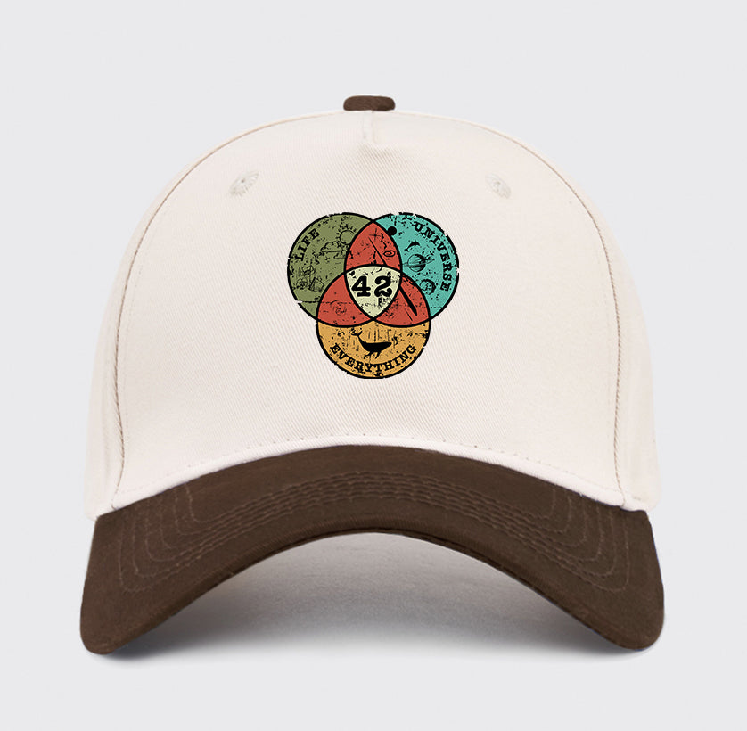 Life, the Universe & Everything Washed Vintage Baseball Cap