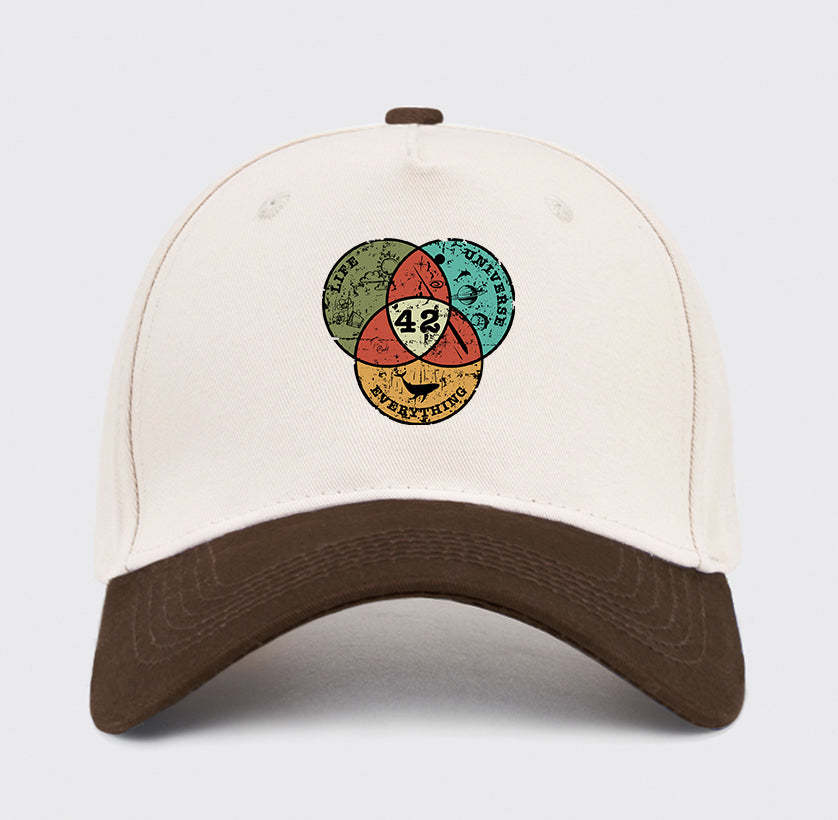 Geeksoutfit Life, the Universe & Everything Washed Vintage Baseball Cap for Sale