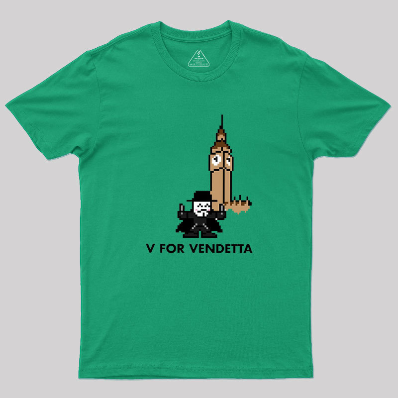 8-Bit V Geek T-Shirt
