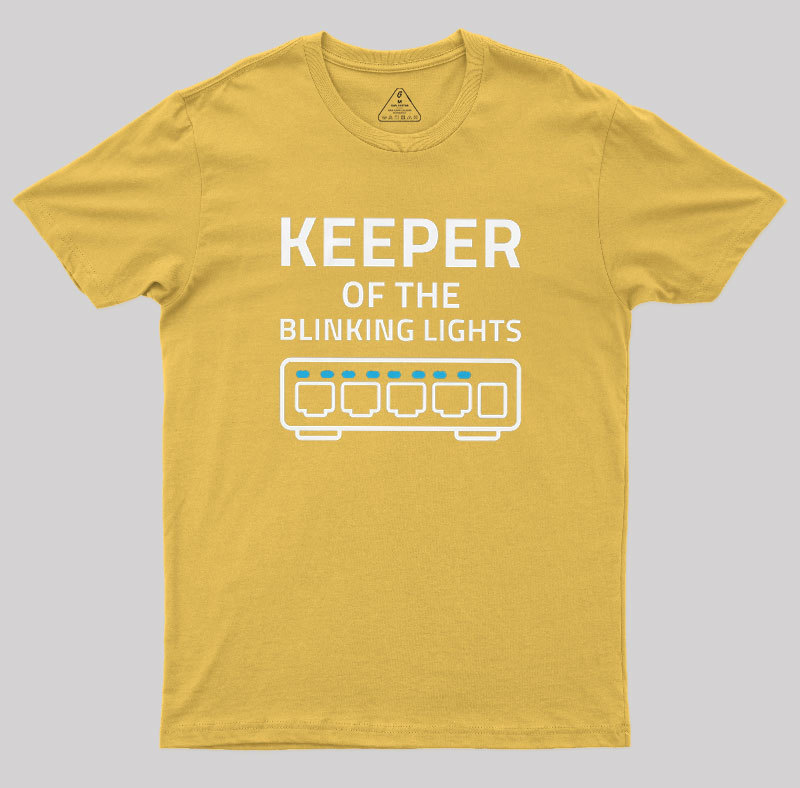 Keeper of the Blinking Lights Geek T-Shirt