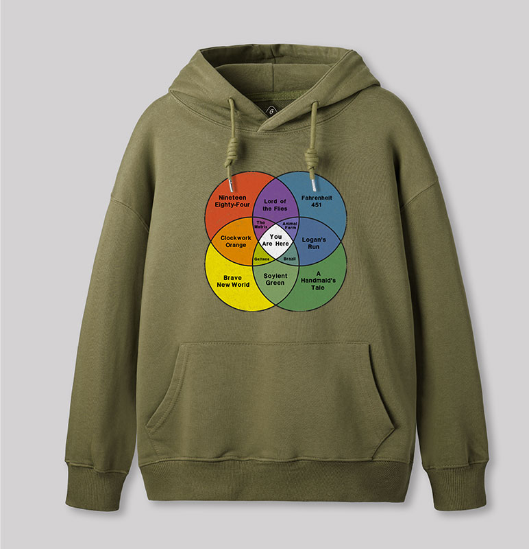 You Are Here Geek Hoodie