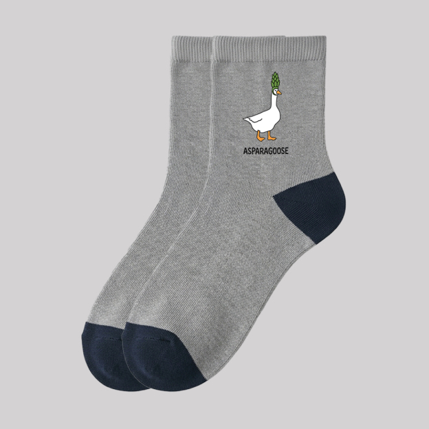 Asparagoose Geek Cotton Daily Socks
