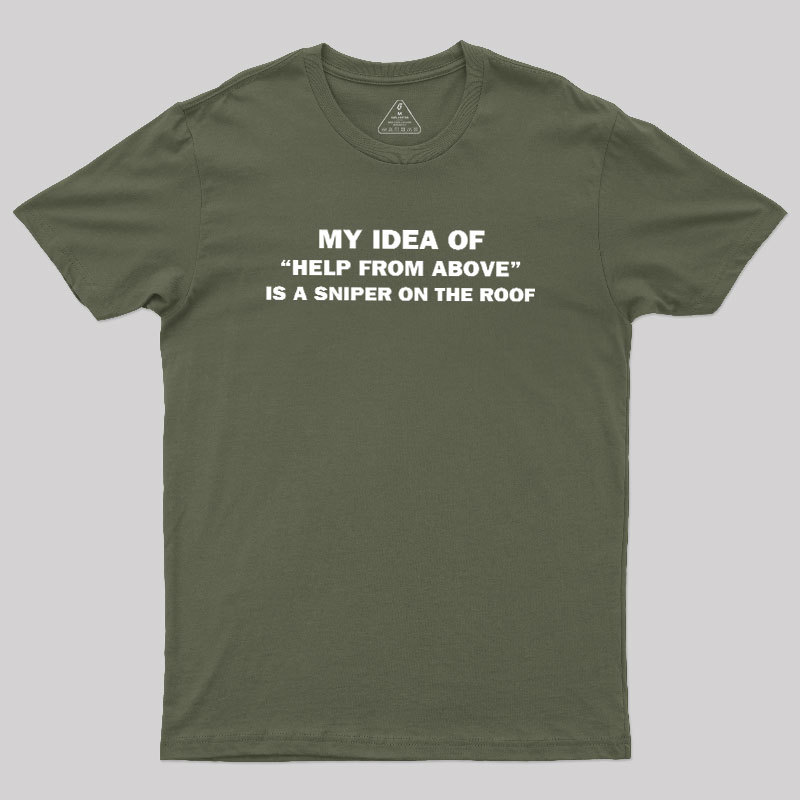 Help from Above Geek T-Shirt