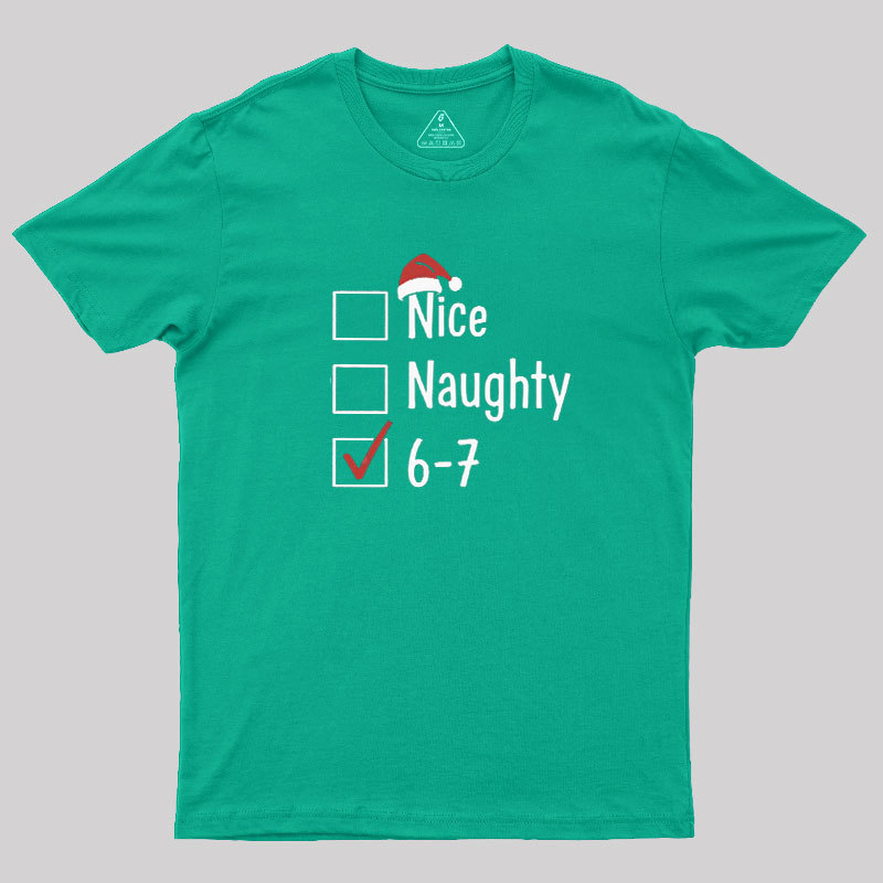 6-7 Merry Christmas Geek T-Shirt