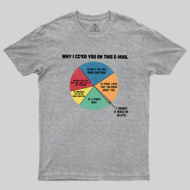 Why I CC��ed You On This E-Mail Geek T-Shirt