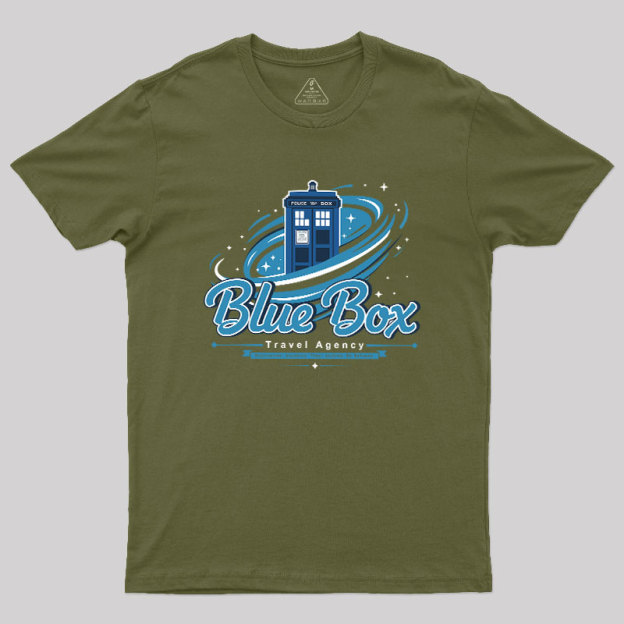 Blue Box Travel Agency Geek T-Shirt