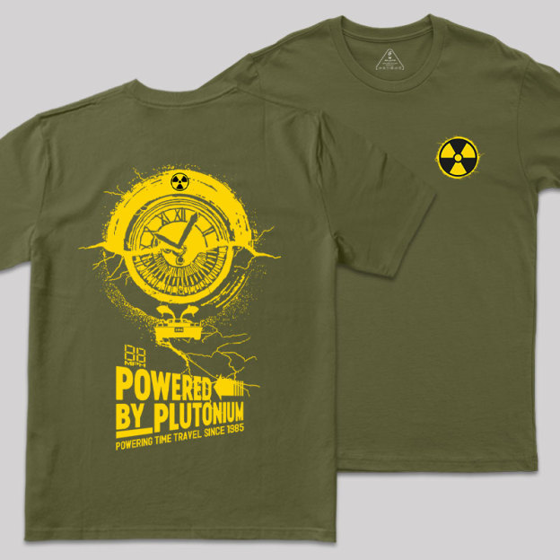 Plutonium Power Front and Back Printing Geek T-Shirt