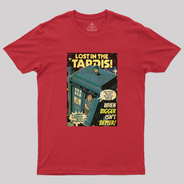 Lost in the TARDIS Geek T-Shirt