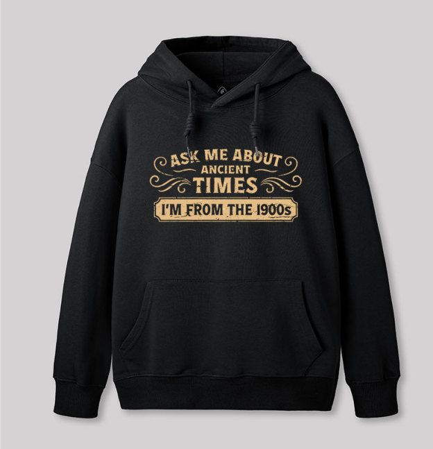 Ask Me About Ancient Times Geek Hoodie