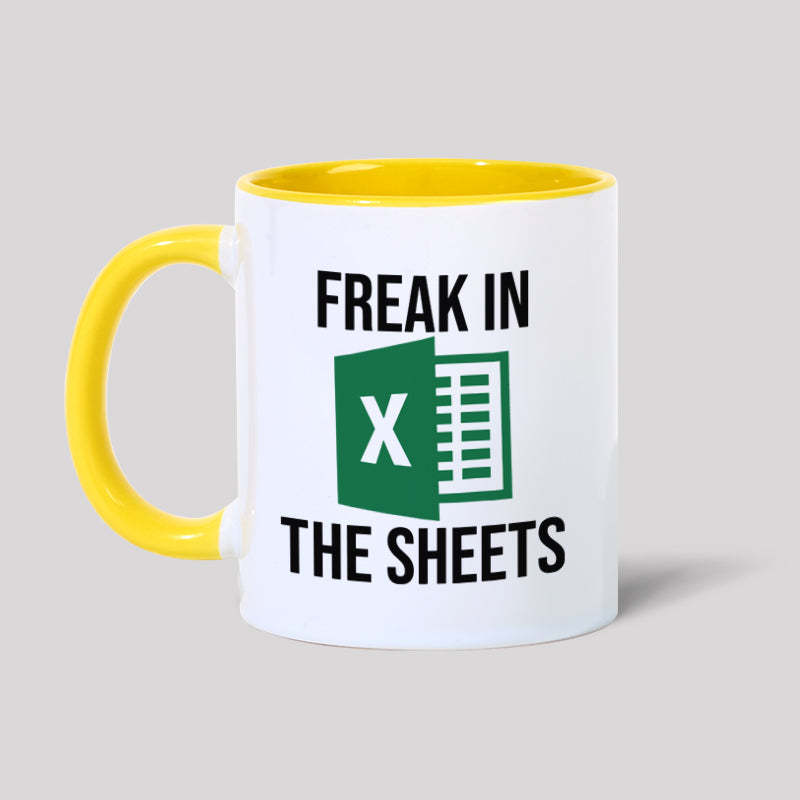 Freak in the Sheets Geek Mug