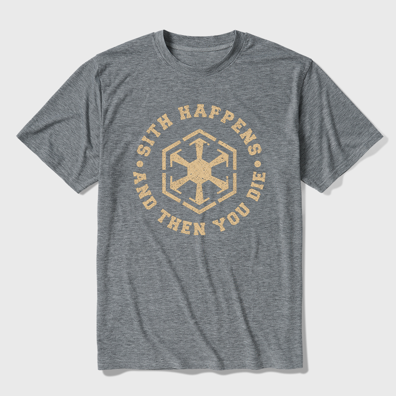 Sith Happens Ultra Soft Heather Tees