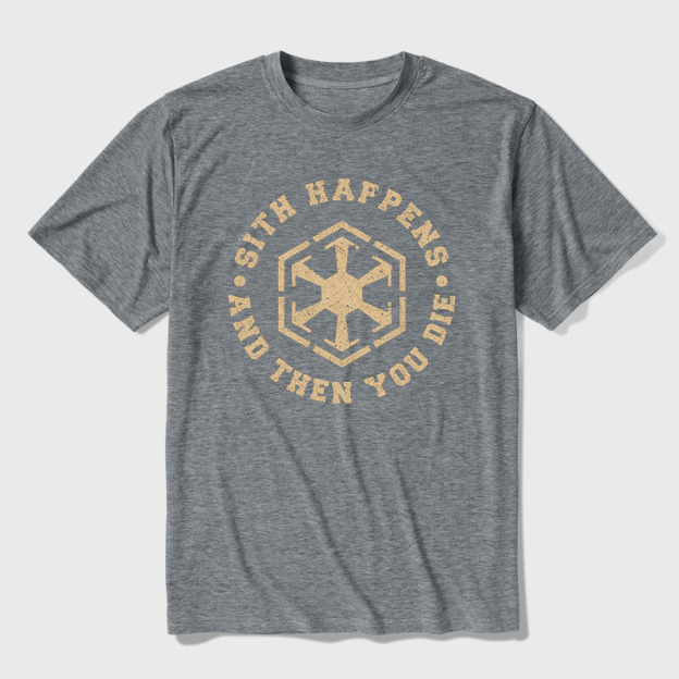 Sith Happens Ultra Soft Heather Tees