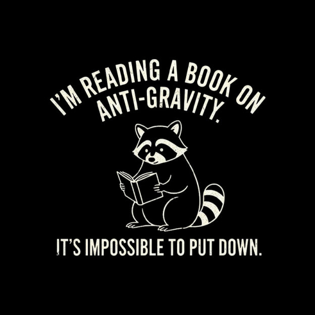 Anti-Gravity Book Geek T-Shirt