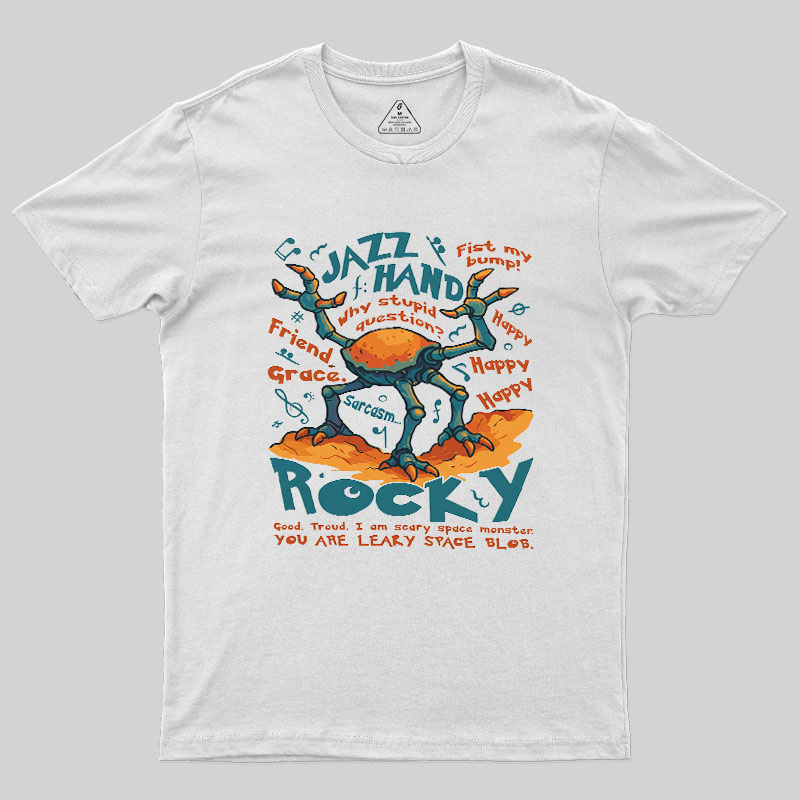 Rocky Jazz Hand Geek T-Shirt
