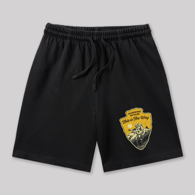 This is the Way Geeky Washed Shorts