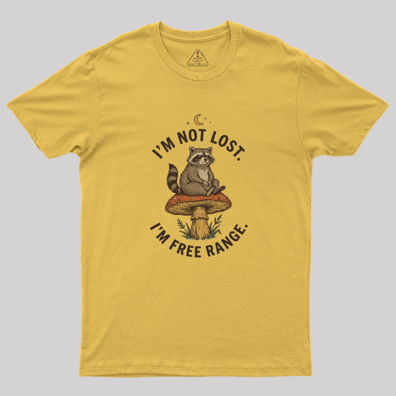 Free Range Raccoon Geek T-Shirt