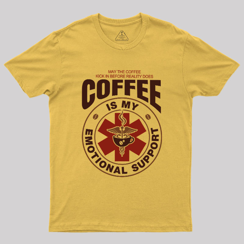 COFFEE IS MY EMOTIONAL Geek T-Shirt