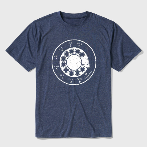 Rotary Dial Vintage Ultra Soft Heather Tee