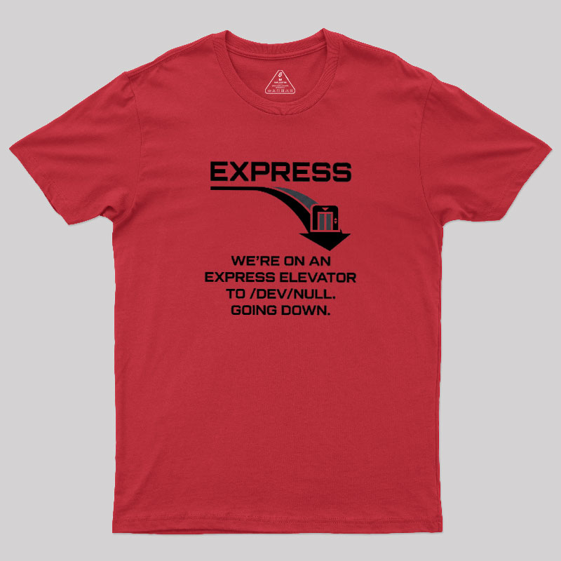 Data Black Hole Express Geek T-Shirt