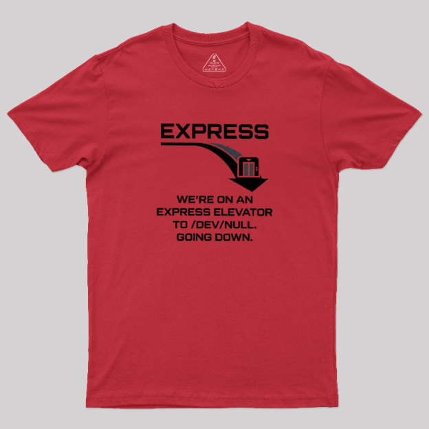 Data Black Hole Express Geek T-Shirt