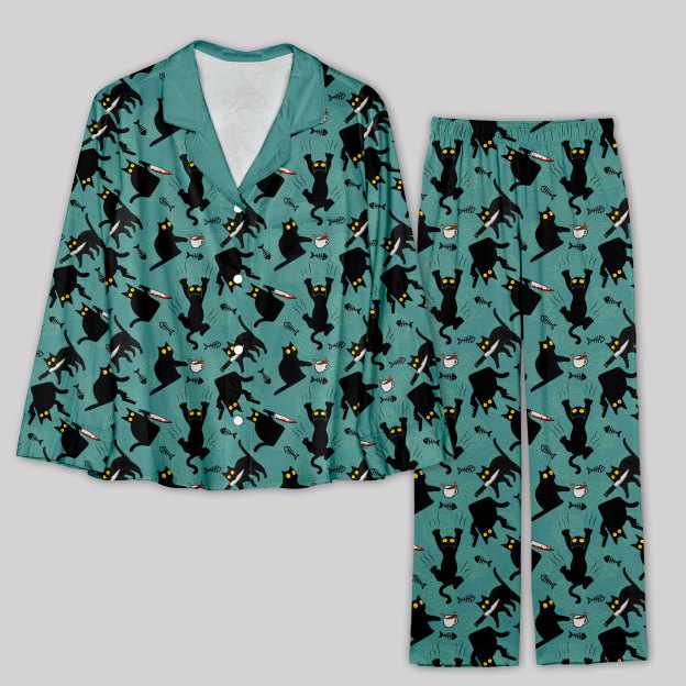 Naughty Kitten Pajama Sets