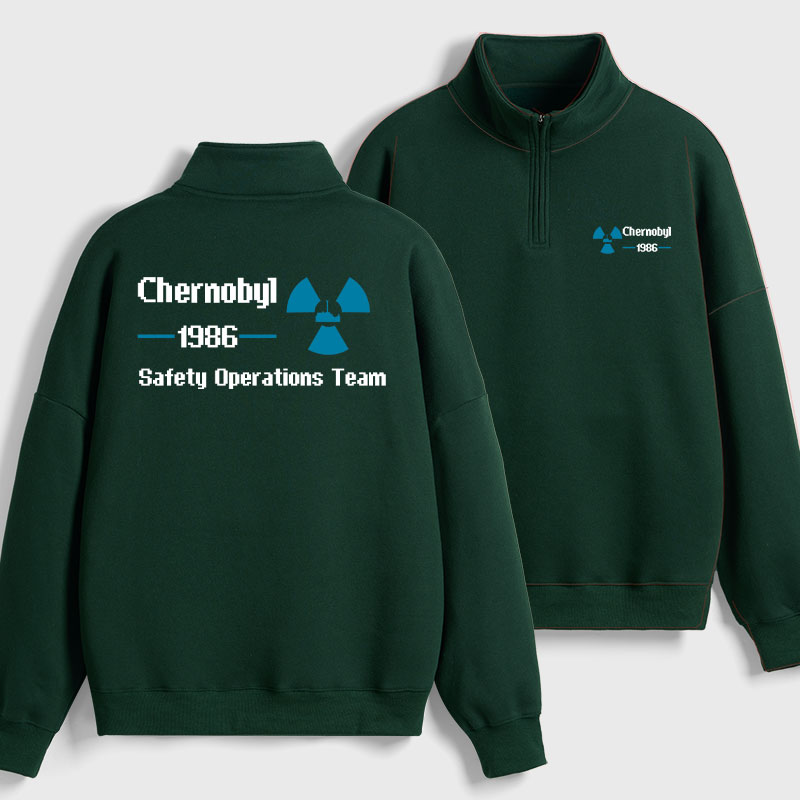 Chernobyl 1986 Geek Fleece Quarter-Zip Pollover