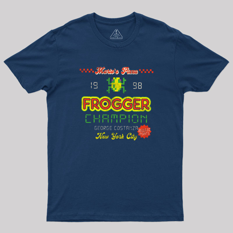 Frogger Champion Christmas Geek T-Shirt