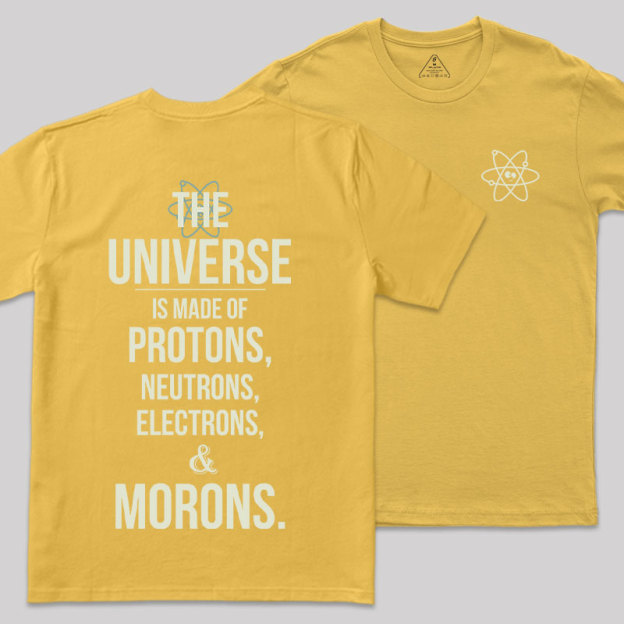 Atomic Humor Front and Back Printed Geek T-Shirt