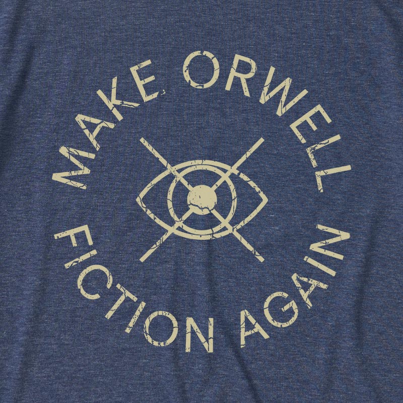 Make Orwell Fiction Again Ultra Soft Heather Tee