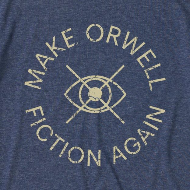 Make Orwell Fiction Again Ultra Soft Heather Tee