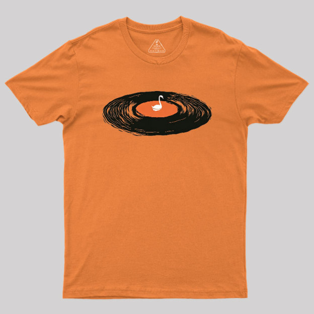 Swan Lake Vinyl Record Visual Geek T-Shirt