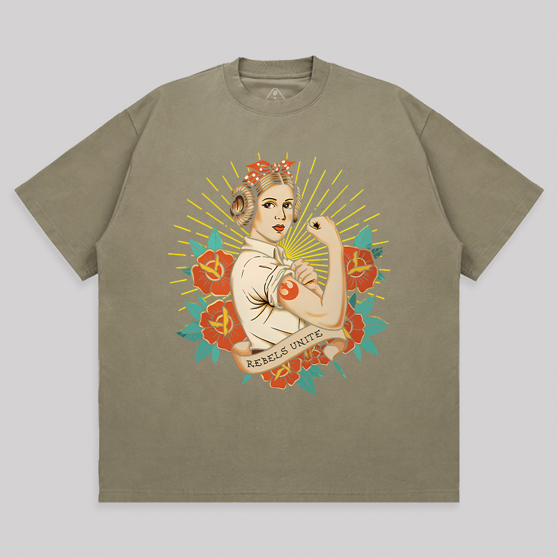 Rebels Unite Unisex Oversized T-shirt