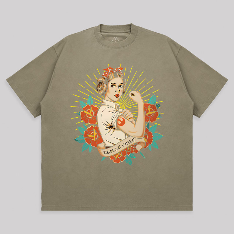 Rebels Unite Unisex Oversized T-shirt
