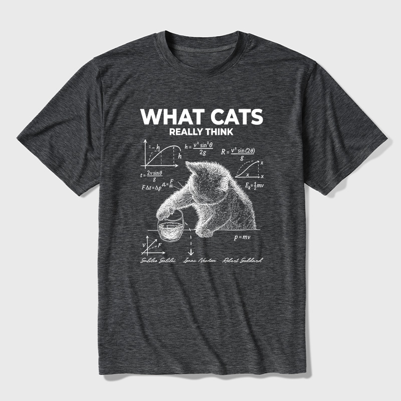 What Cats Really Think Ultra Soft Heather Tee